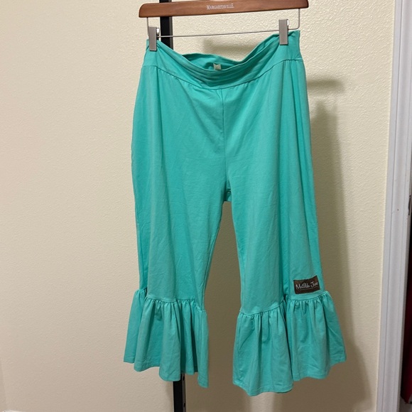 Matilda Jane Mint Green🌸 Ruffle Hem Pants - Picture 10 of 11
